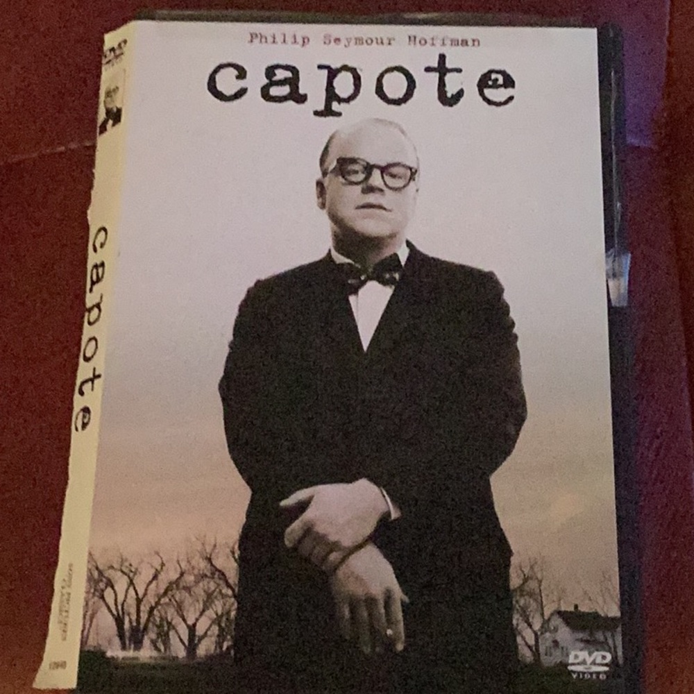 Capote DVD with Black and White Cover